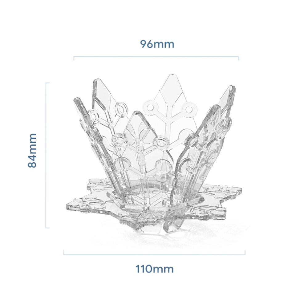 Foldbar V60 Filter Transparent Størrelse Home Roast