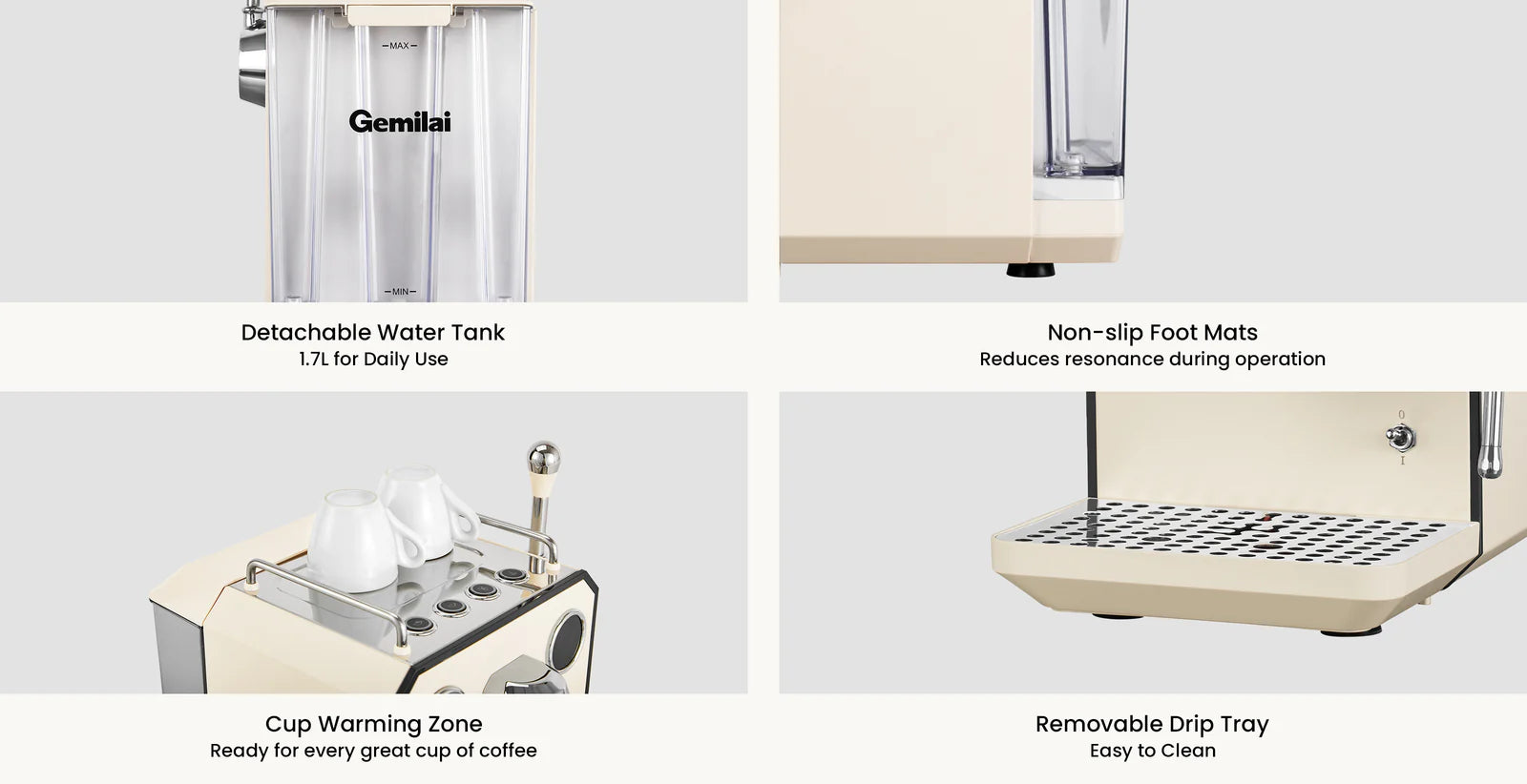 Gemilai Owl G3006 Espressomaskine hos Home Roast